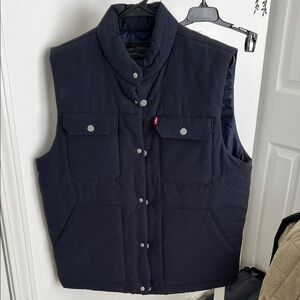 Levi's Dark Blue Quilted Vest